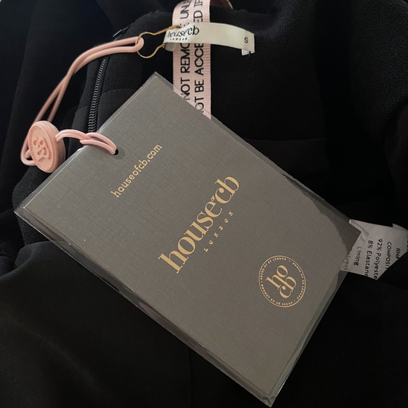 NEW House of CB Rosa Crystal Embellished Maxi Dress Black Small - Picture 16 of 17